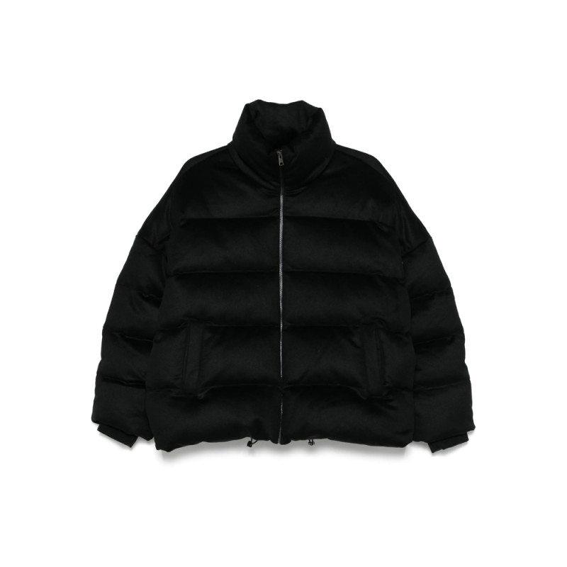 Soft Goat High-neck Puffer Jacket