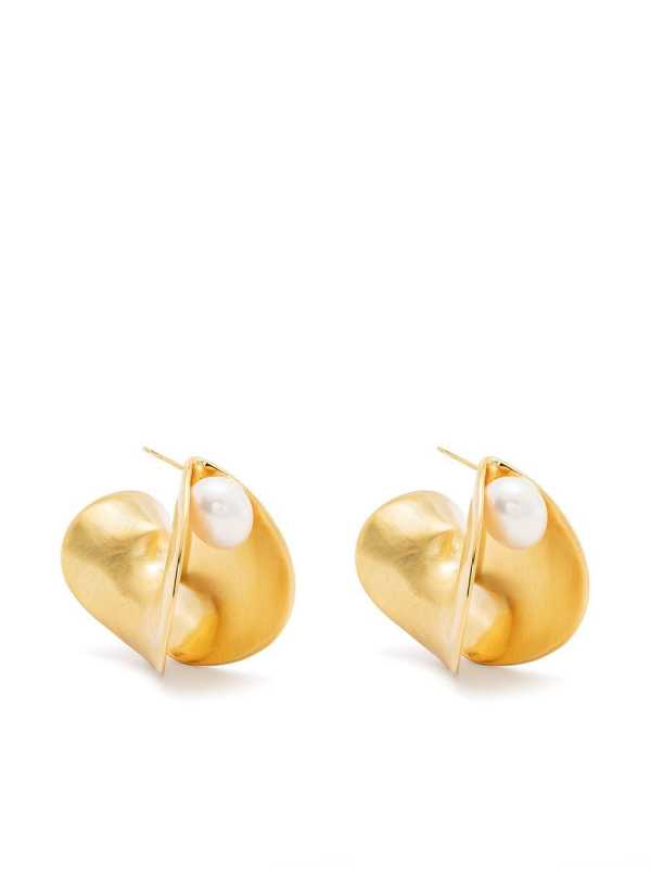 Shira pearl-detail earring