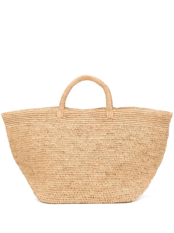 Vanilla woven tote