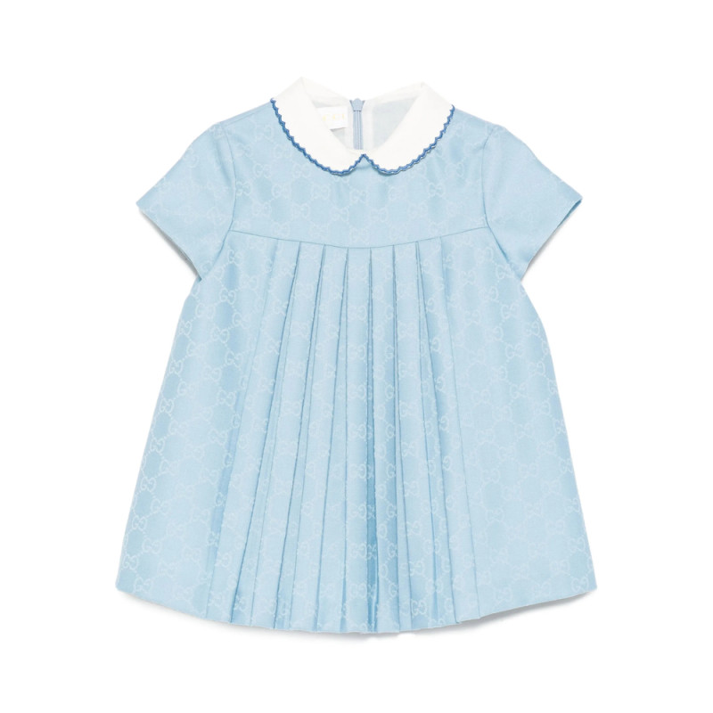Gucci Jumbo GG Pleated-details Dress