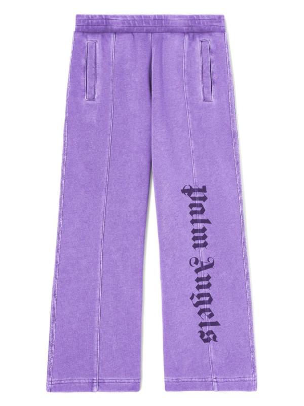 logo-print cotton track pants