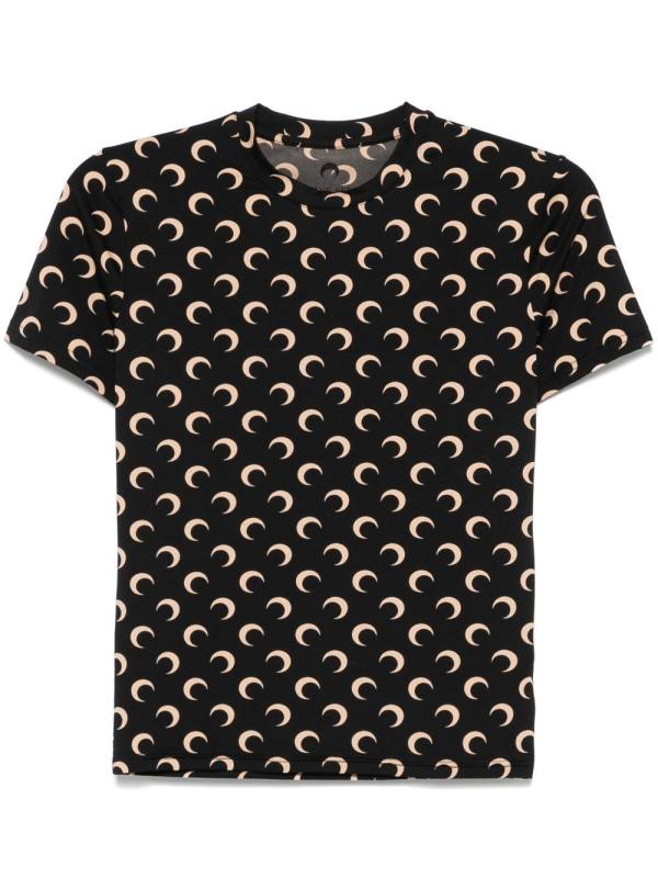Moon short-sleeves T-shirt