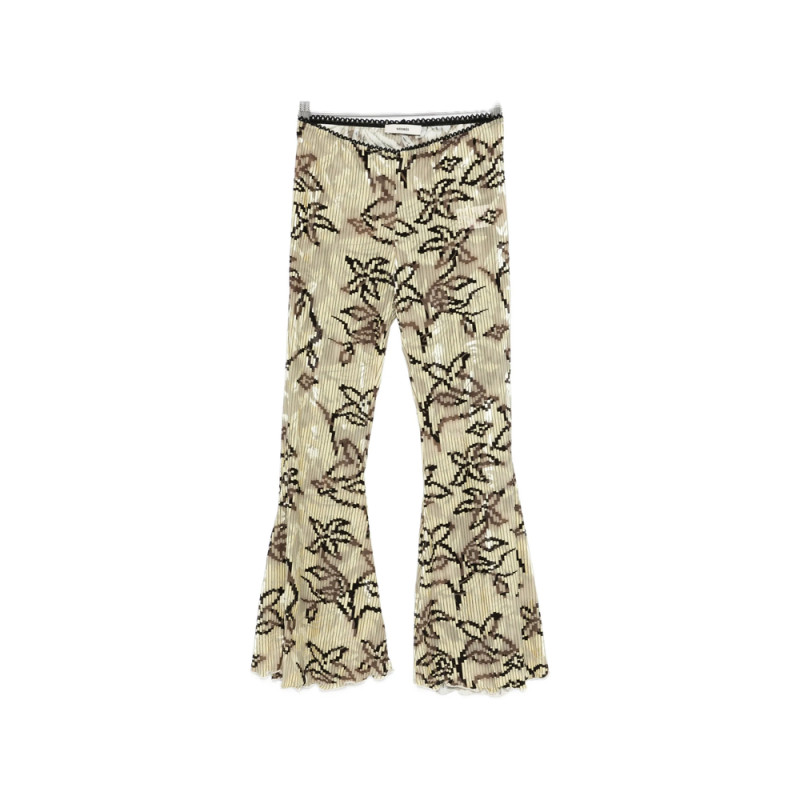 Siedres Jeslynn Floral-print Pleated Trousers