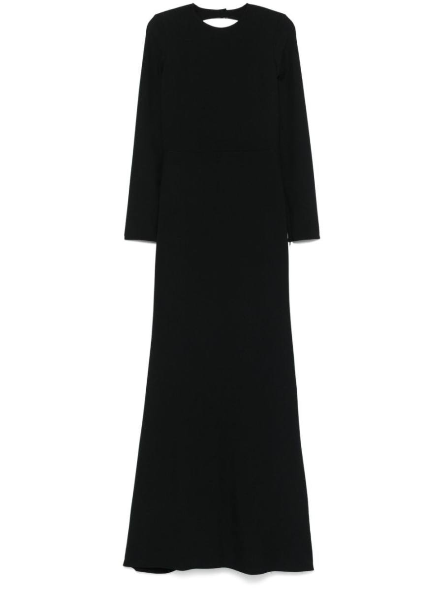 open-back maxi dress