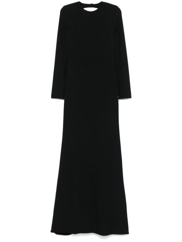 open-back maxi dress