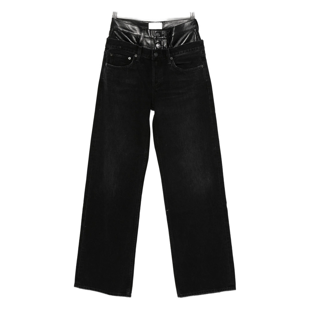 Agolde Elson High-waisted Straight Jeans
