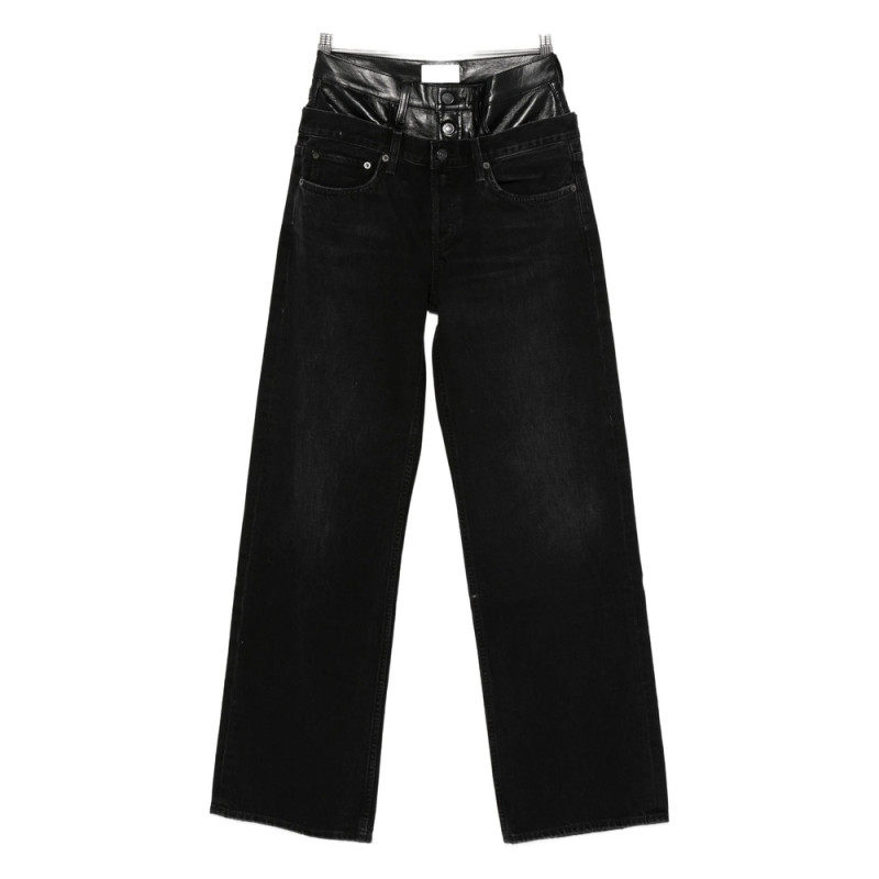 Agolde Elson High-waisted Straight Jeans