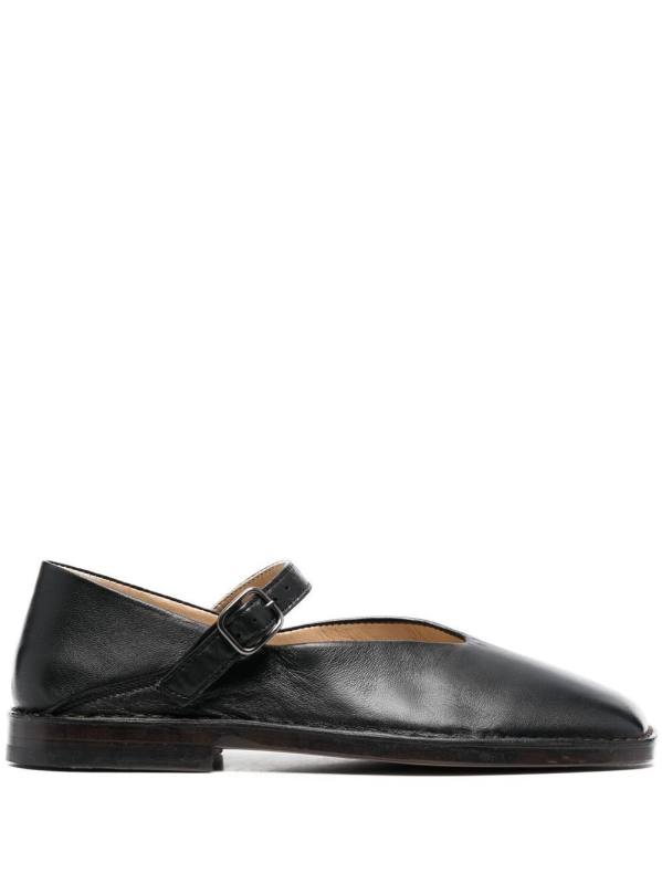 square-toe loafers
