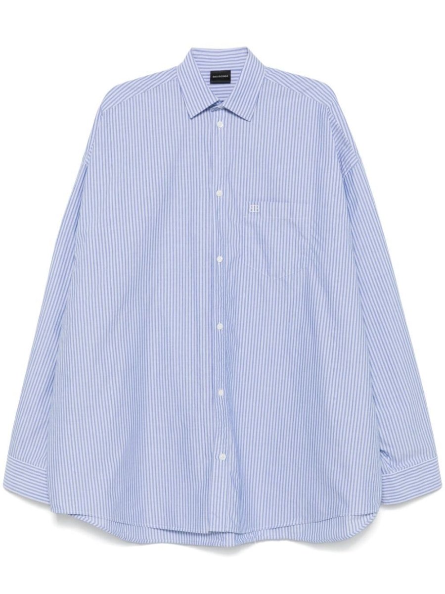 knot-detail shirt