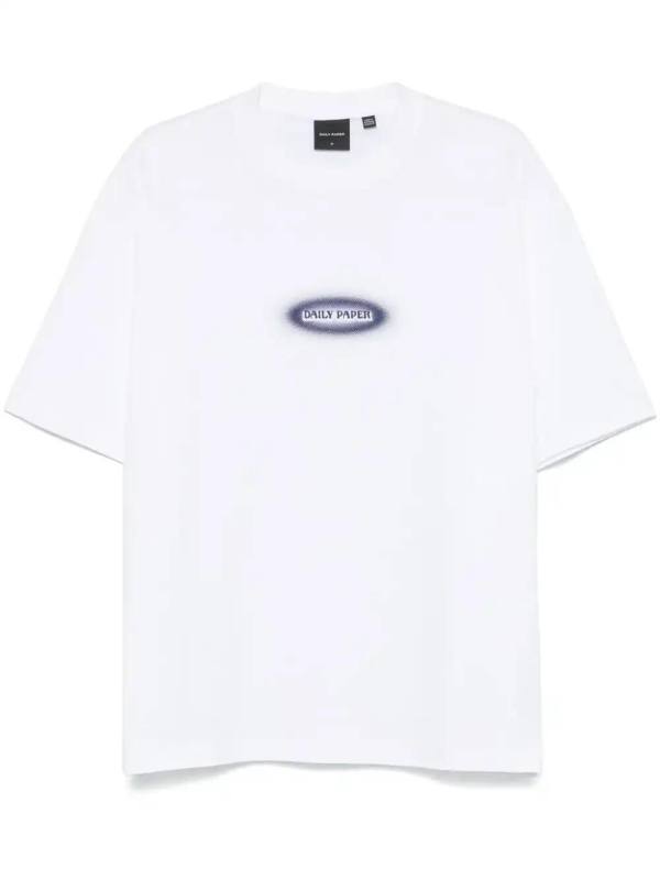 dotted-logo T-shirt