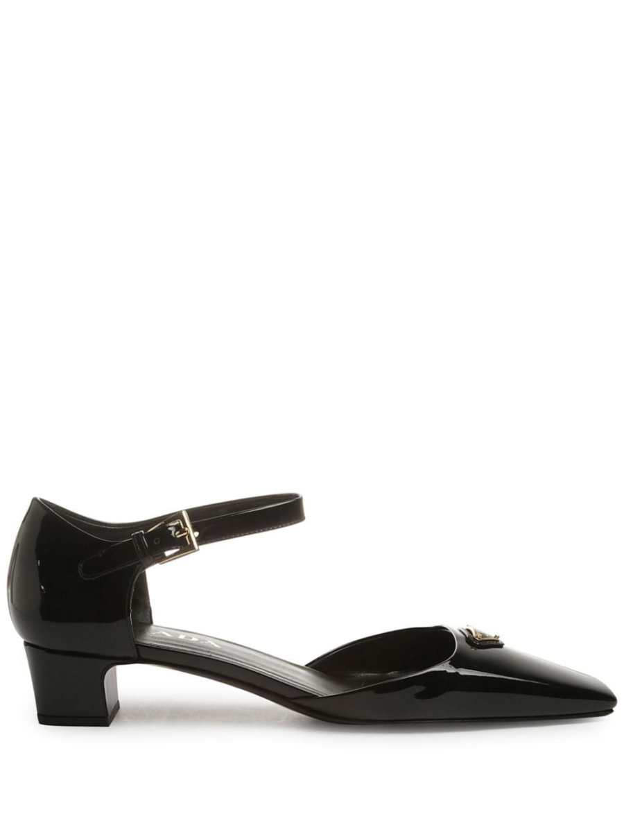 35mm patent leather pumps