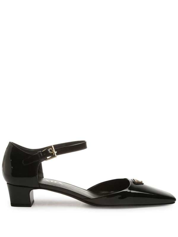 35mm patent leather pumps