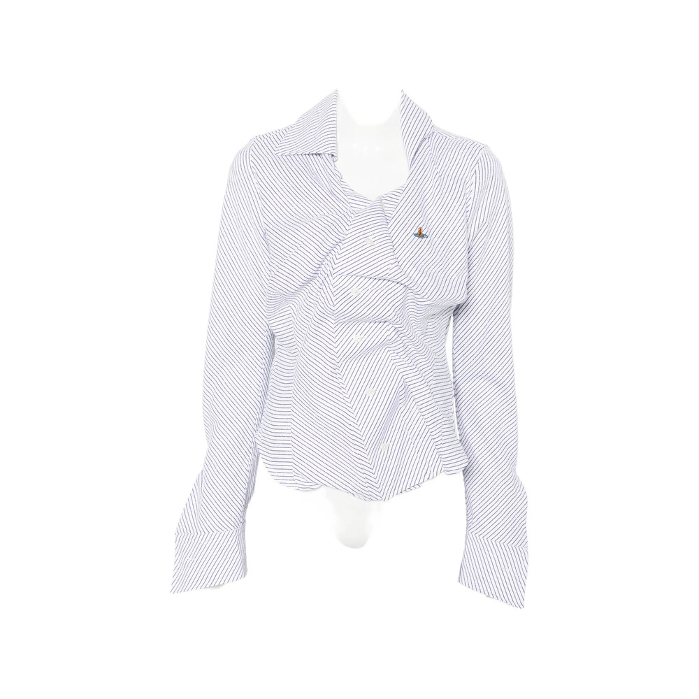 Vivienne Westwood Drunken Striped Layered Shirt