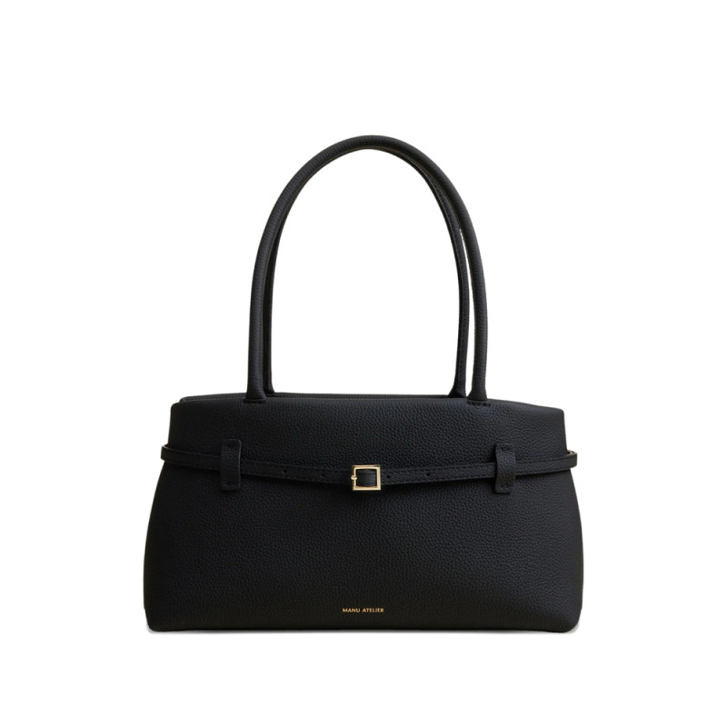 Manu Atelier Buckle-strap Tubular-handles Tote Bag