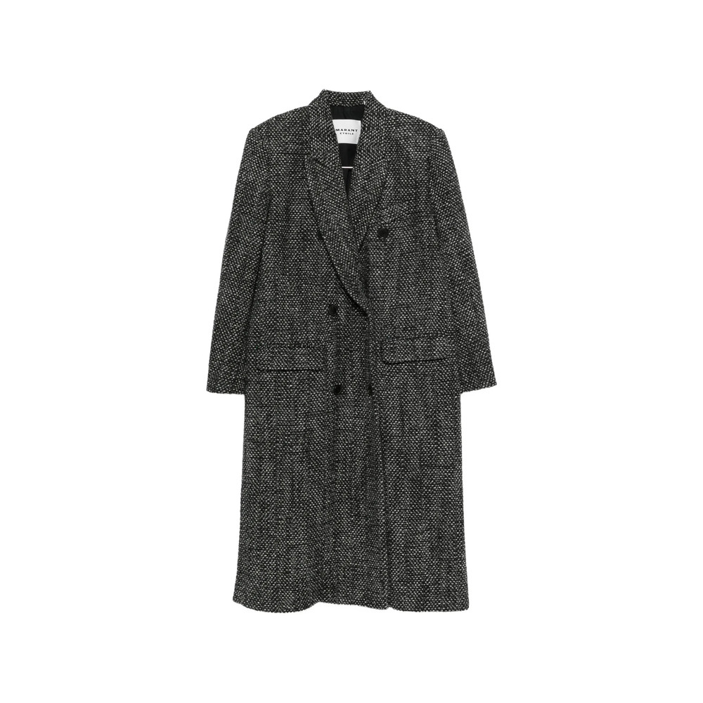 Marant Étoile Double-breasted Long-sleeve Coat