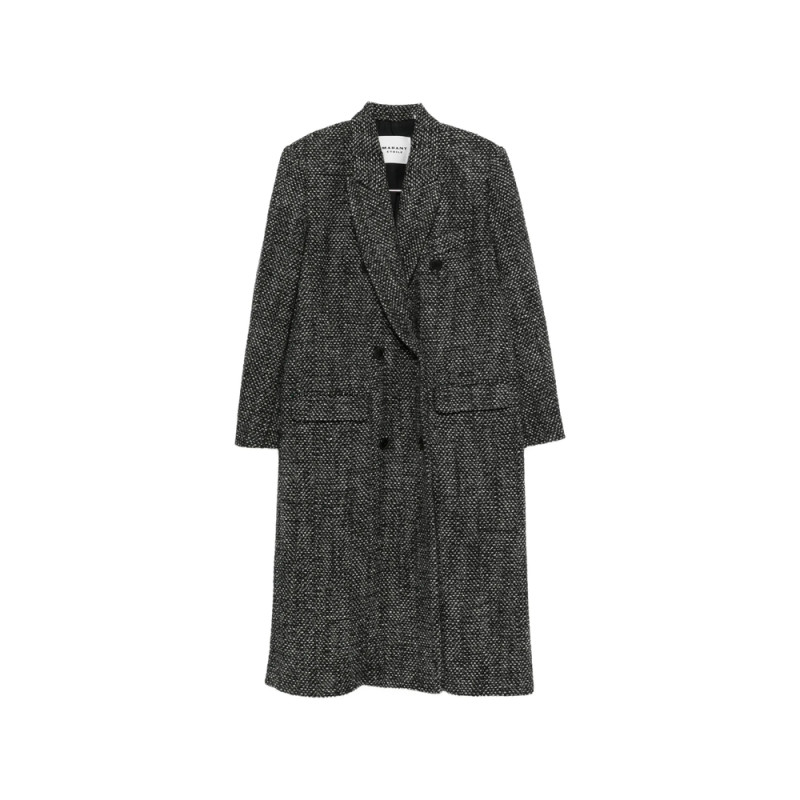 Marant Étoile Double-breasted Long-sleeve Coat