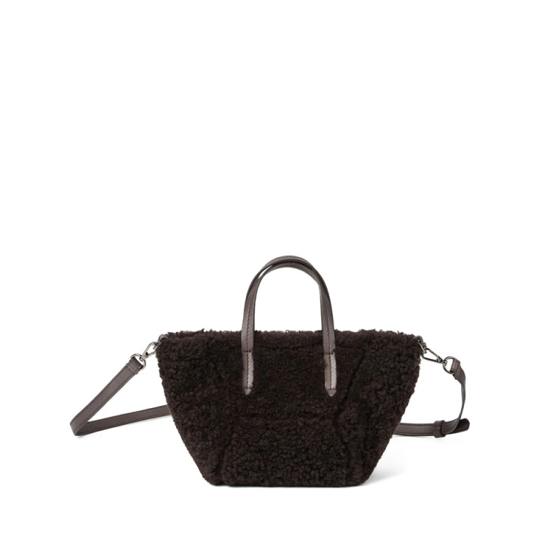 Brunello Cucinelli Shearling Tote Bag
