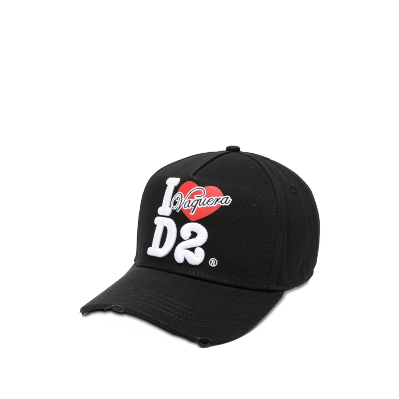 Dsquared2 Distressed Logo-detail Baseball Cap