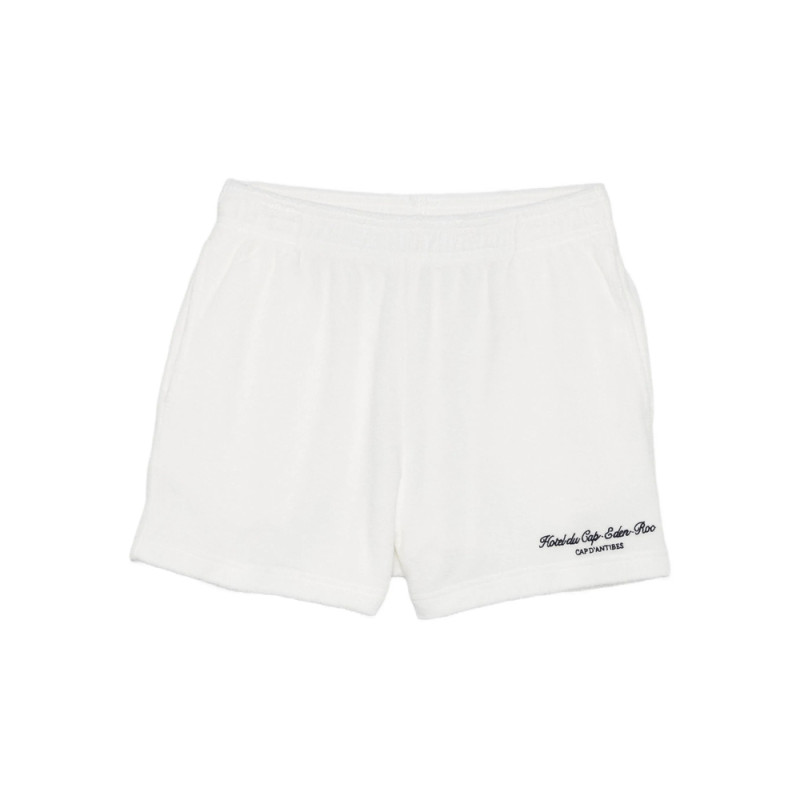 Sporty & Rich Embroidered Cotton Shorts