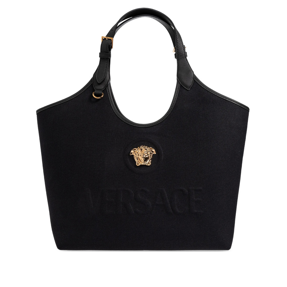 Versace Medusa-appliqué Tote Bag