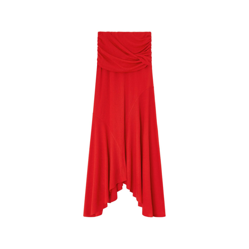 Ganni Twist-detail Maxi Skirt
