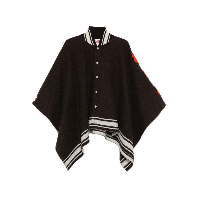 Kenzo X Futura 2000' Wool Blend Poncho