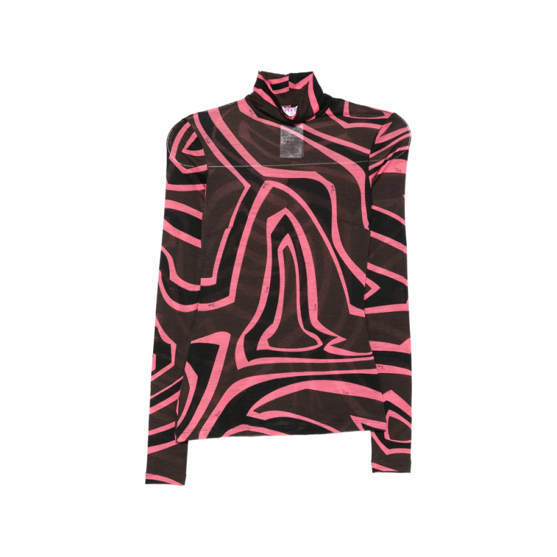 Pucci Iride-print High-neck Top