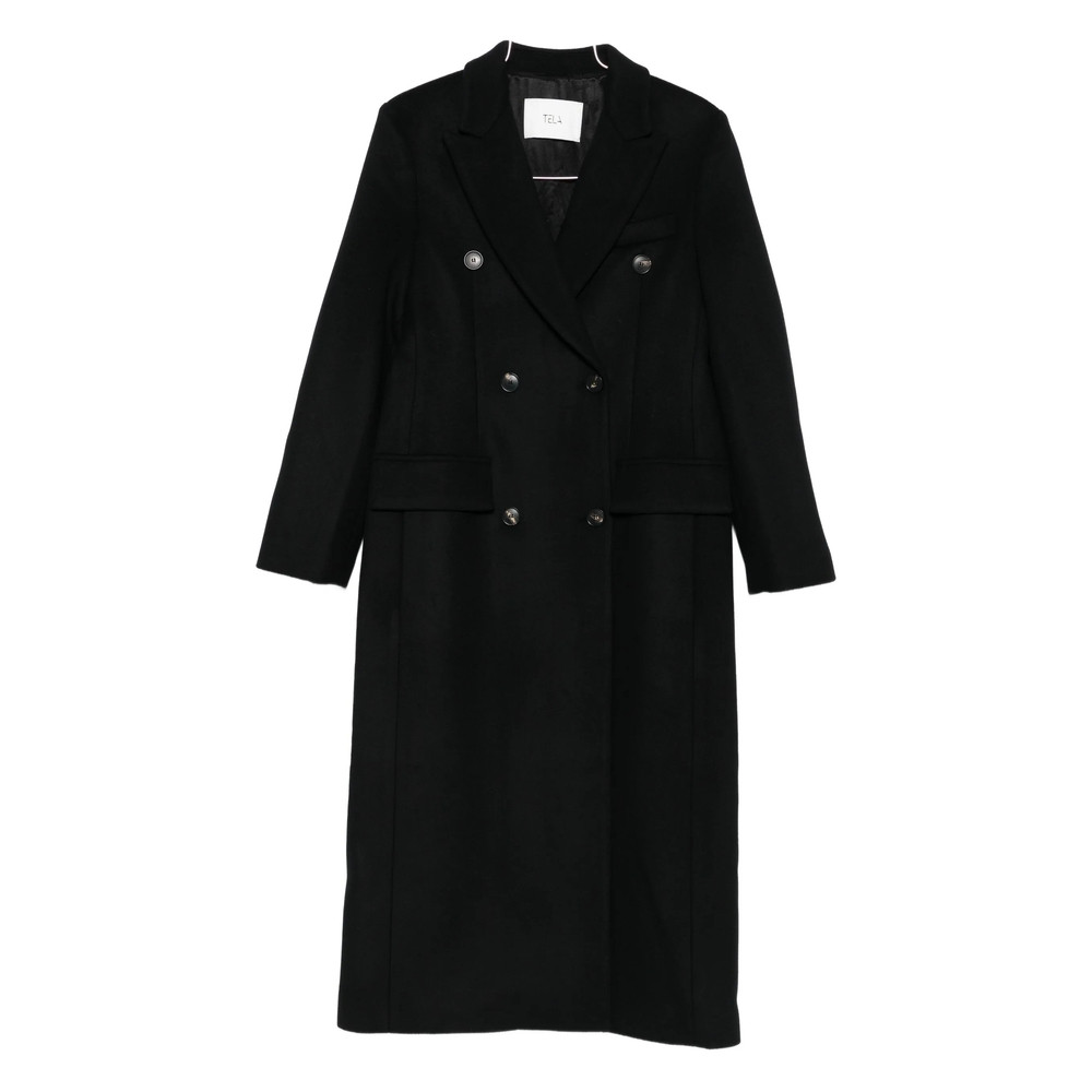 Tela Double-breasted Coat
