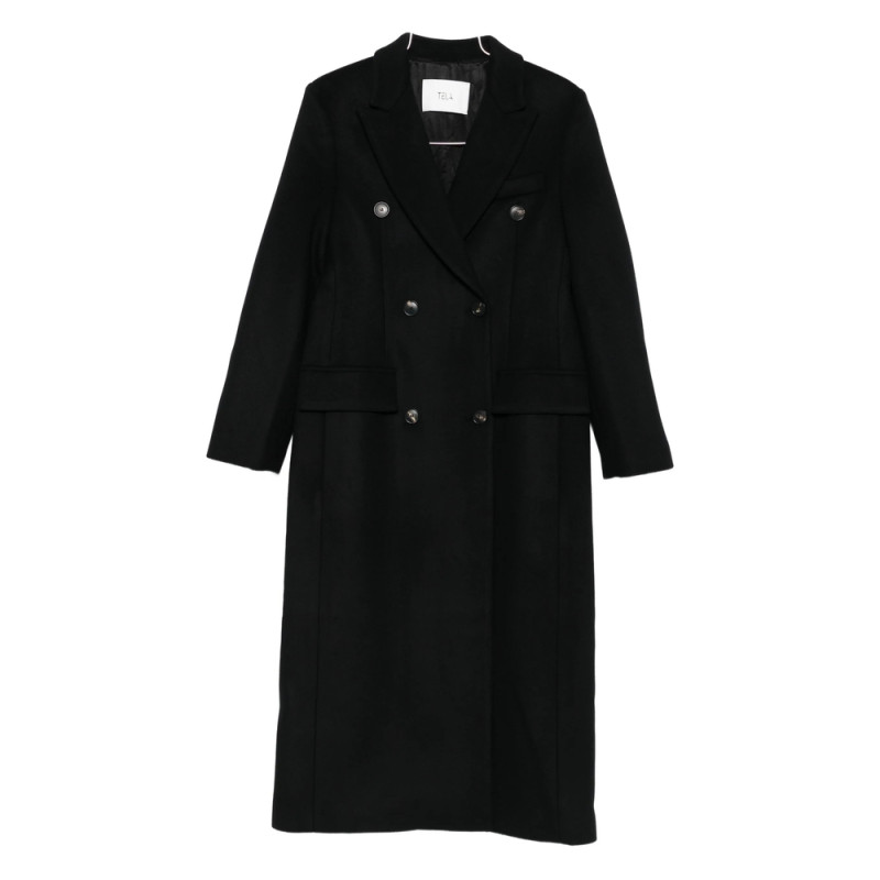 Tela Double-breasted Coat