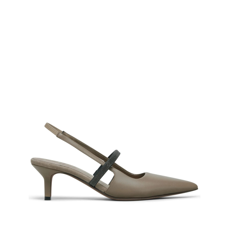 Brunello Cucinelli Monili-strap Slingback Pumps