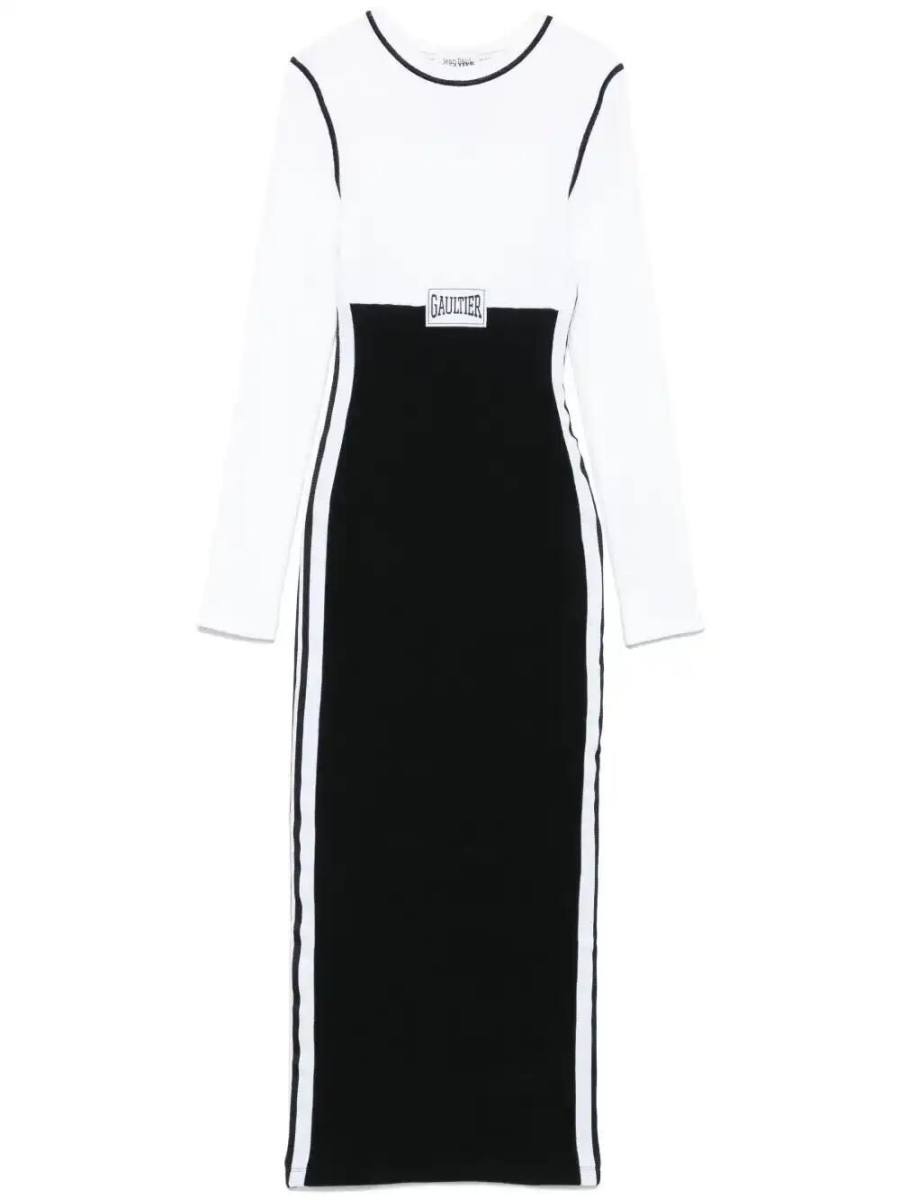 colour-block maxi dress