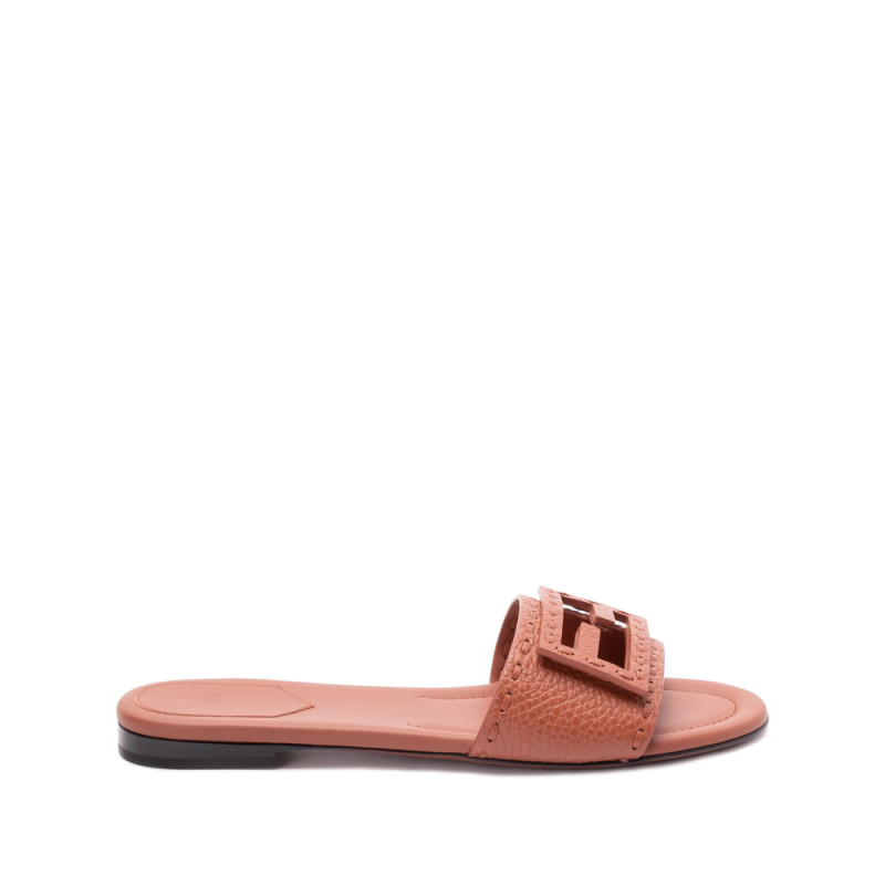 Fendi Logo-buckle Slides