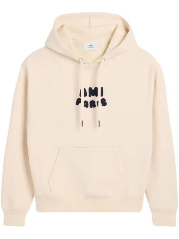 logo-appliqué hoodie