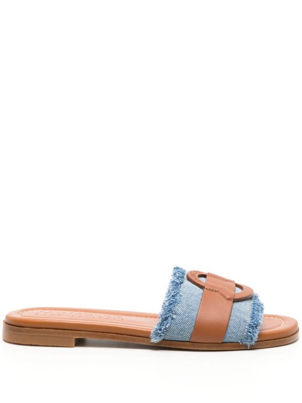 Bell denim slides