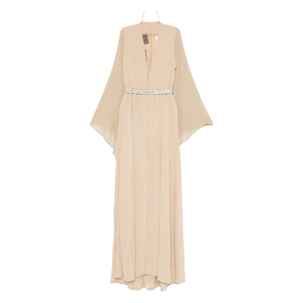 Stephane Rolland Embellished-belt Maxi Dress