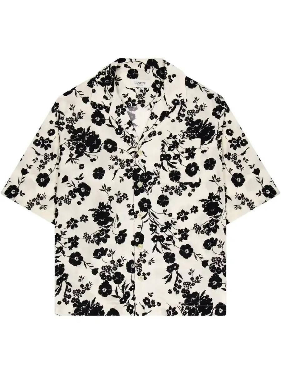 Boxy bowling shirt