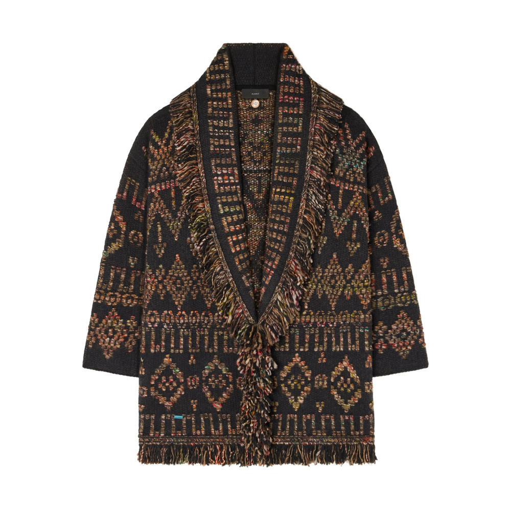 Alanui Patterned Fringed Cardigan