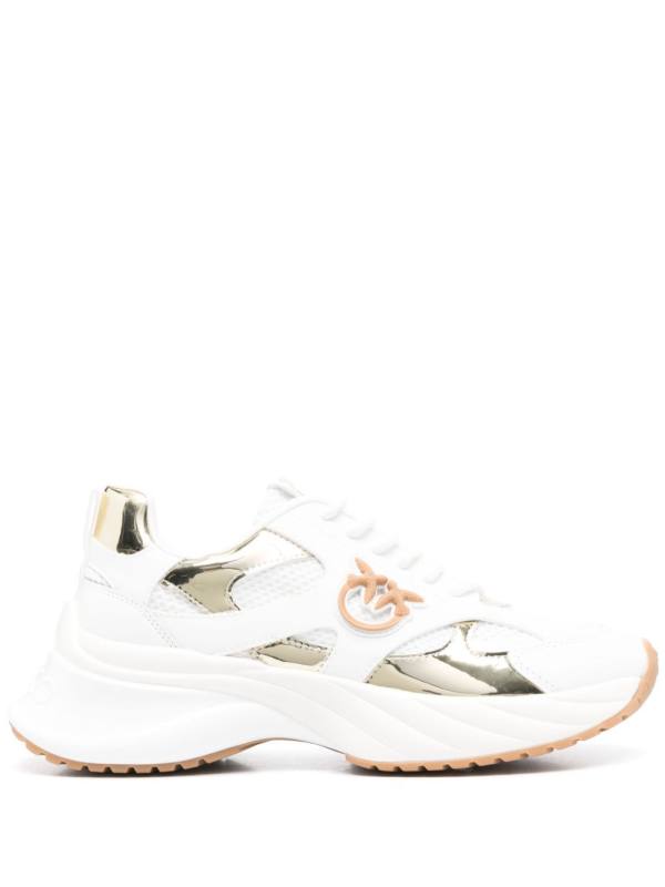 logo-patch mirror-detailed sneakers