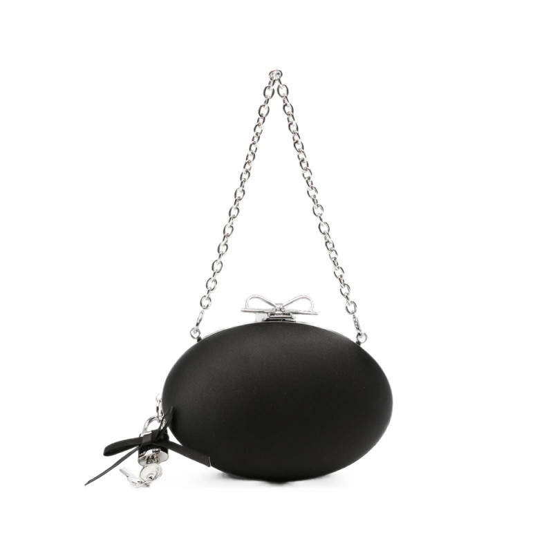 Self-portrait Bow-clasp Chain-strap Clutch Bag