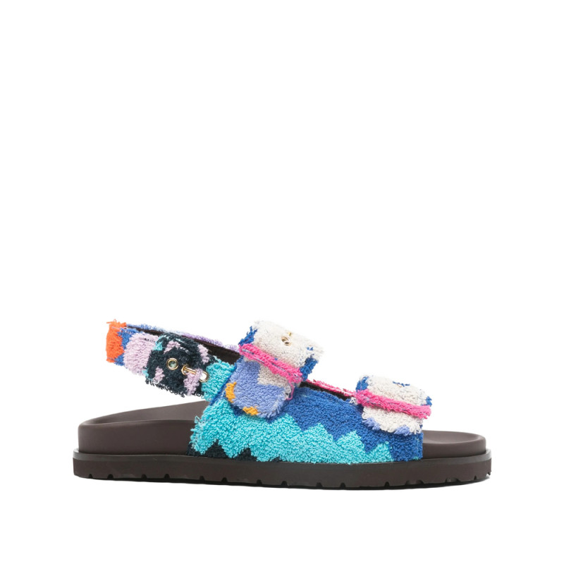 Missoni Mia Zig-zag Strap Sandals