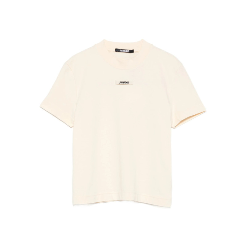 Jacquemus Logo-plaque Cotton T-shirt