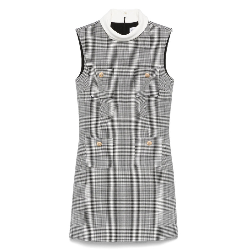 Self Portrait Prince Of Wales-check Mini Dress