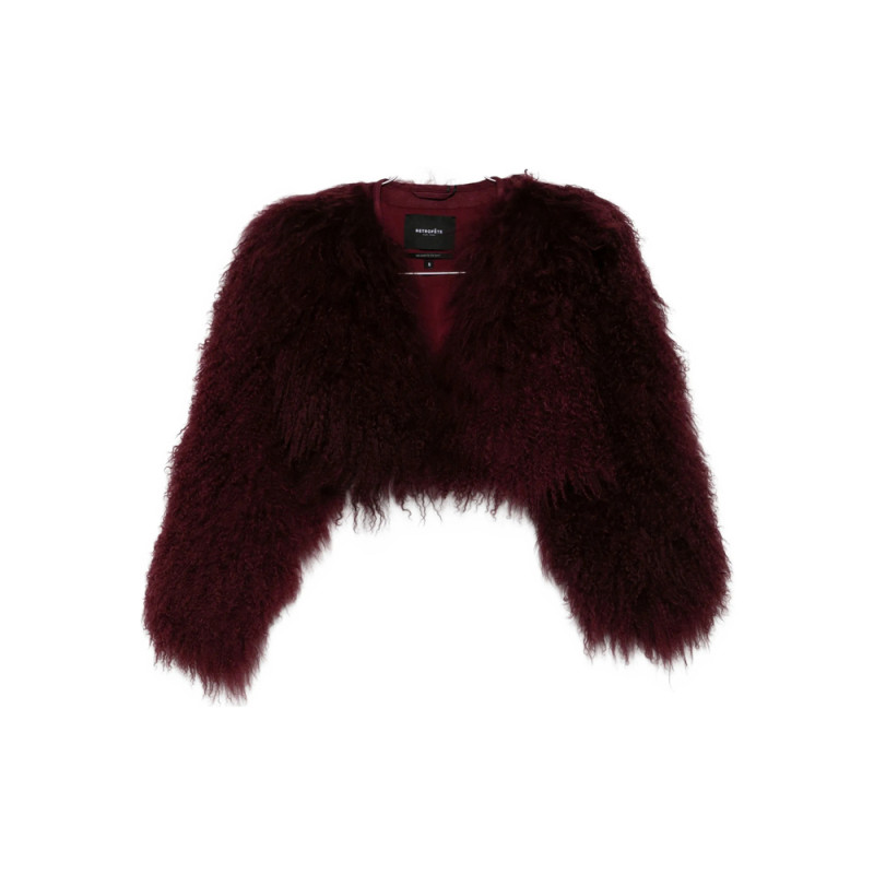 Retrofete Luxe Cropped Fur Jacket