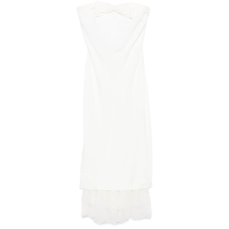 Alessandra Rich Bow-detailed Midi Dress