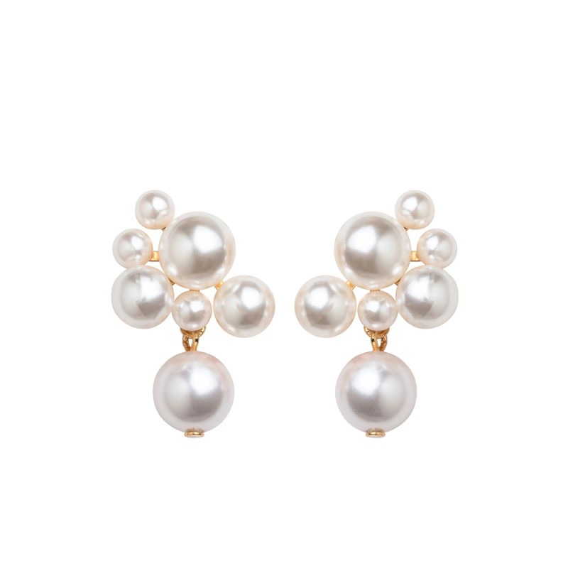 Jennifer Behr Perlita Pearl-detailing Earrings