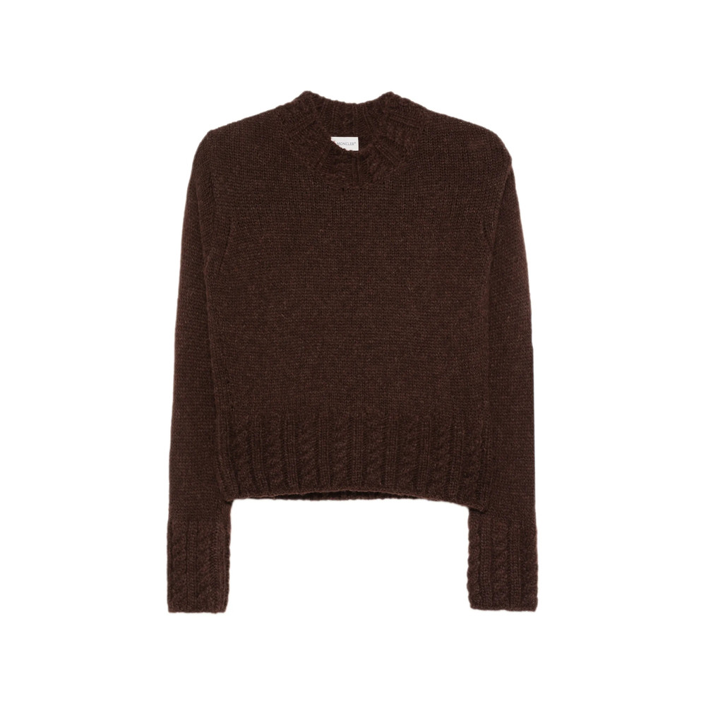 Moncler Cable-knit Logo-patch Sweater