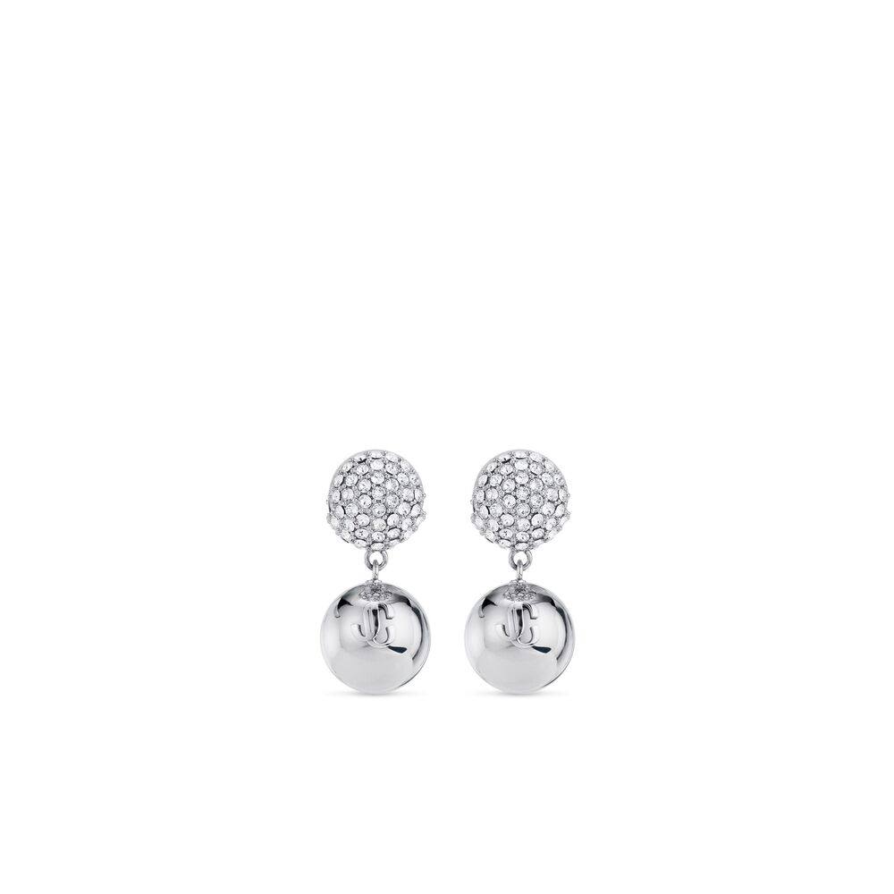 Jimmy Choo Embossed Logo Earrings