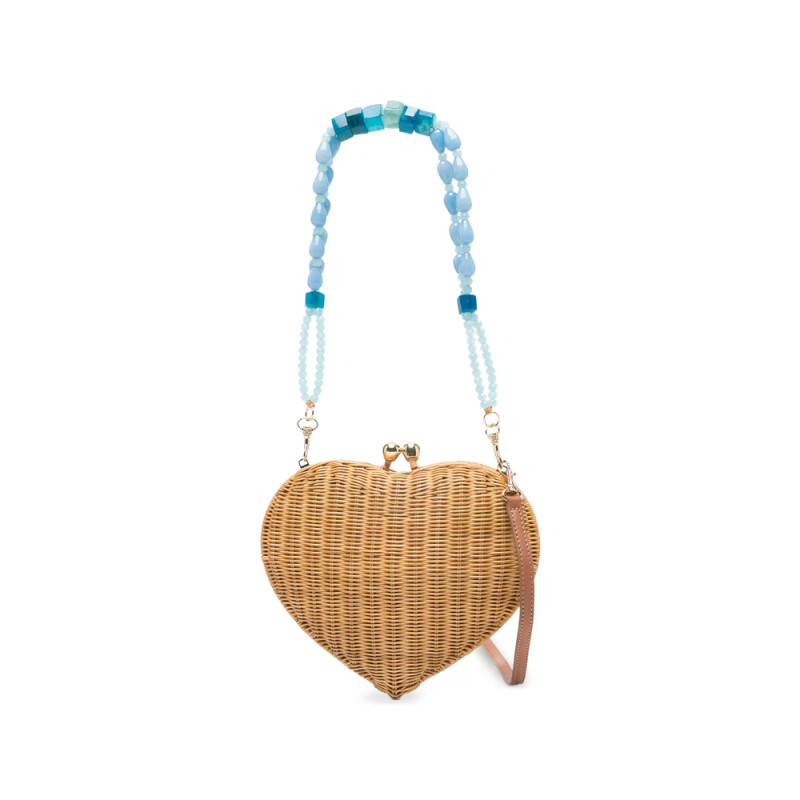 Serpui Passionate Heart Clutch Bag