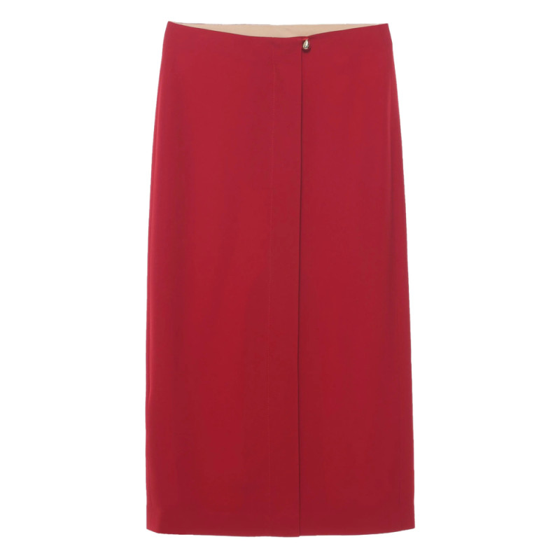 Carven Front-slit Midi Skirt