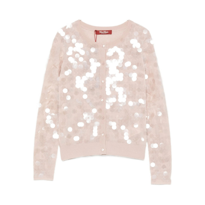 Max Mara Studio Sequin Embellished Cardigan